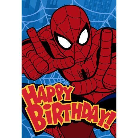 Happy Birthday Spiderman Birthday Card (25470186 Happy Birthday Spiderman Birthday Card (25470186