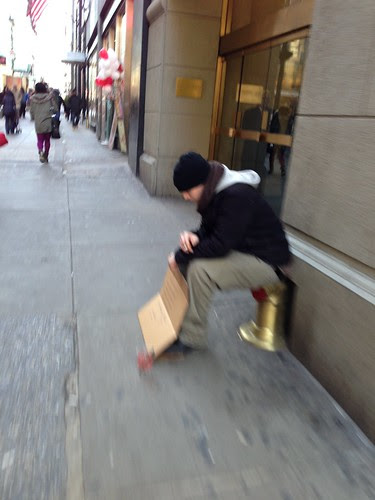 A common sight in Manhattan
