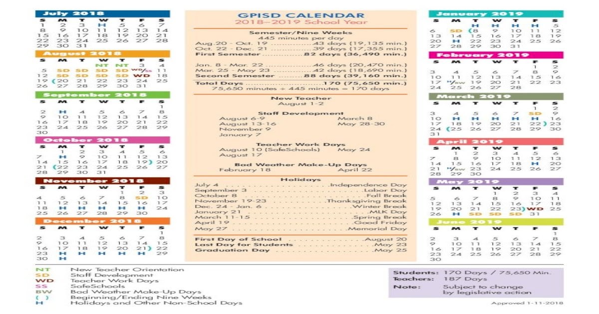 Spring Isd Calendar 2020-21 2022