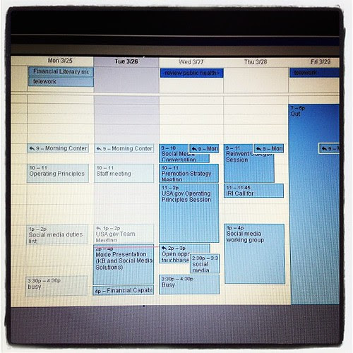 My calendar this week makes me want to cry. Is it the weekend yet?