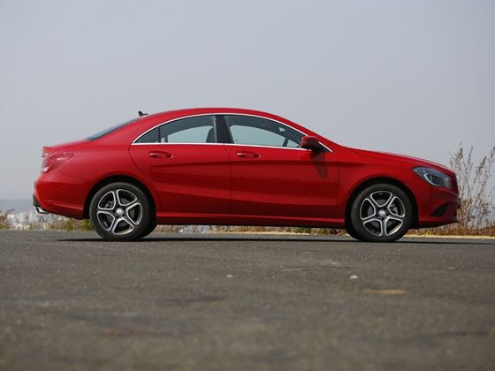 Mercedes-Benz CLA side profile Mercedes-Benz CLA side profile