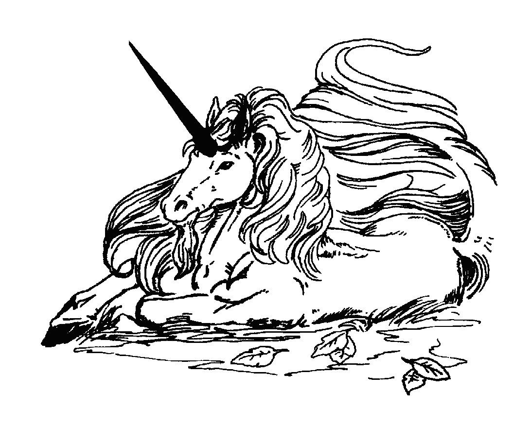 Licorne De Noel Coloriage