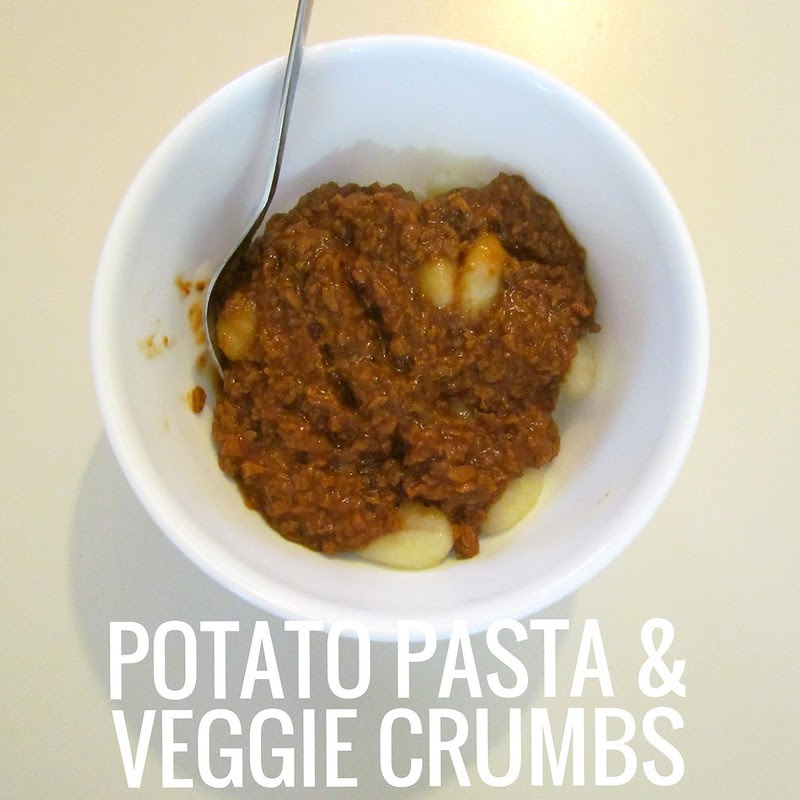Potato Pasta & Veggie Crumbs