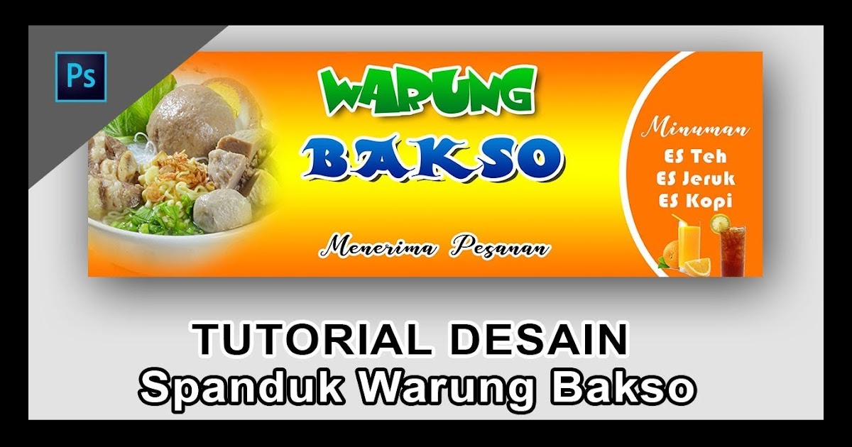 Contoh Spanduk Warung Mie Ayam desain banner kekinian