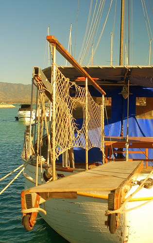 boat in Latchi harbor