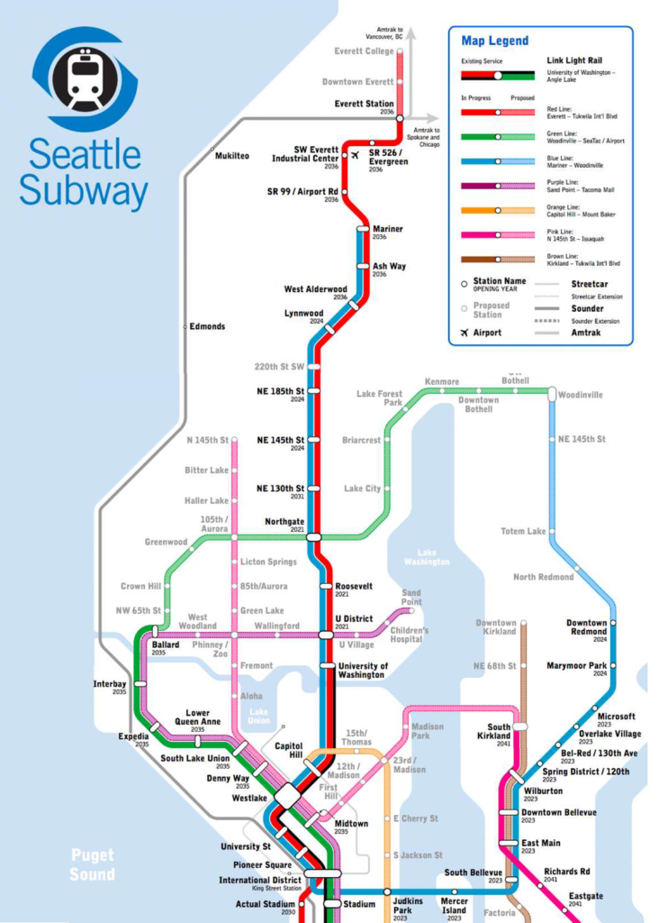 27 Light Rail Seattle Map - Maps Online For You