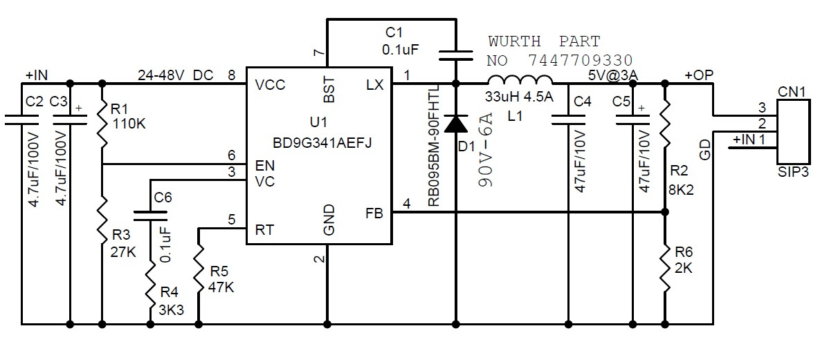 48 Volt Dc To 12 Volt Dc Converter Circuit Diagram - General Wiring Diagram