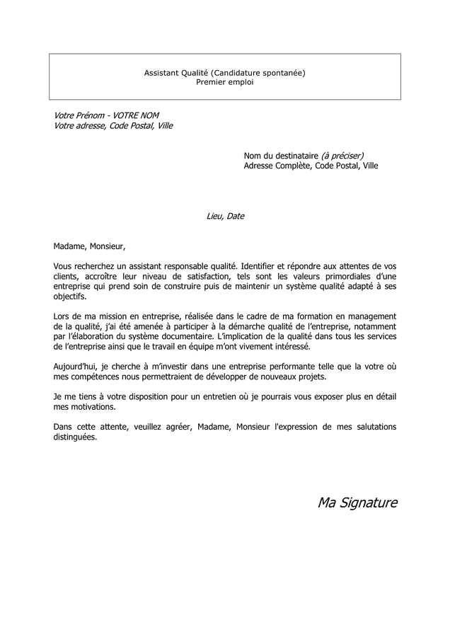 Exemple De Demande Demploi Pour Chauffeur Pdf  Le Meilleur Exemple