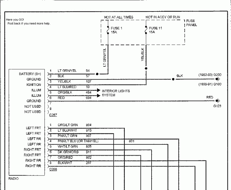 [DIAGRAM] 4 Wheel Wiring Diagram 1993 Ford Explorer FULL Version HD