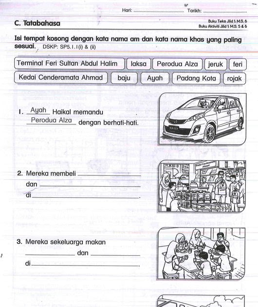 Buku Teks Bahasa Melayu Tahun 3  Jawapan Buku Bahasa Melayu Tahun 3