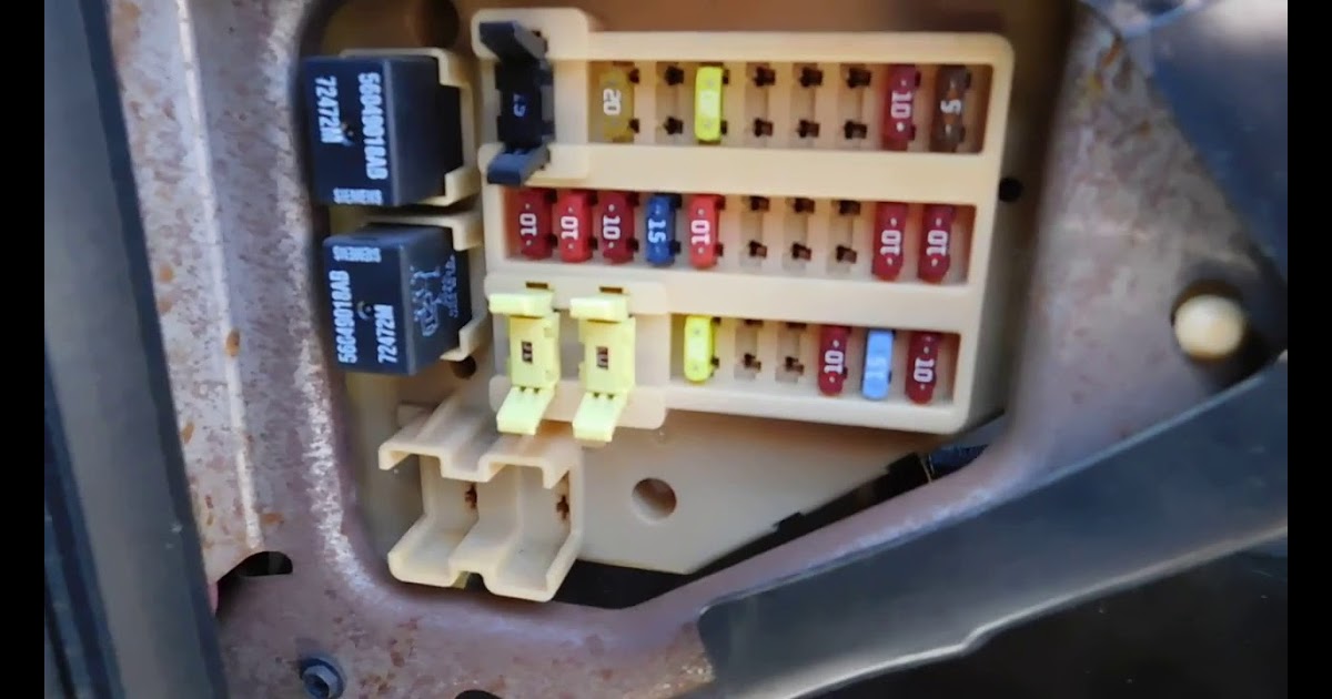 2000 Dodge Dakota Fuse Box Diagram