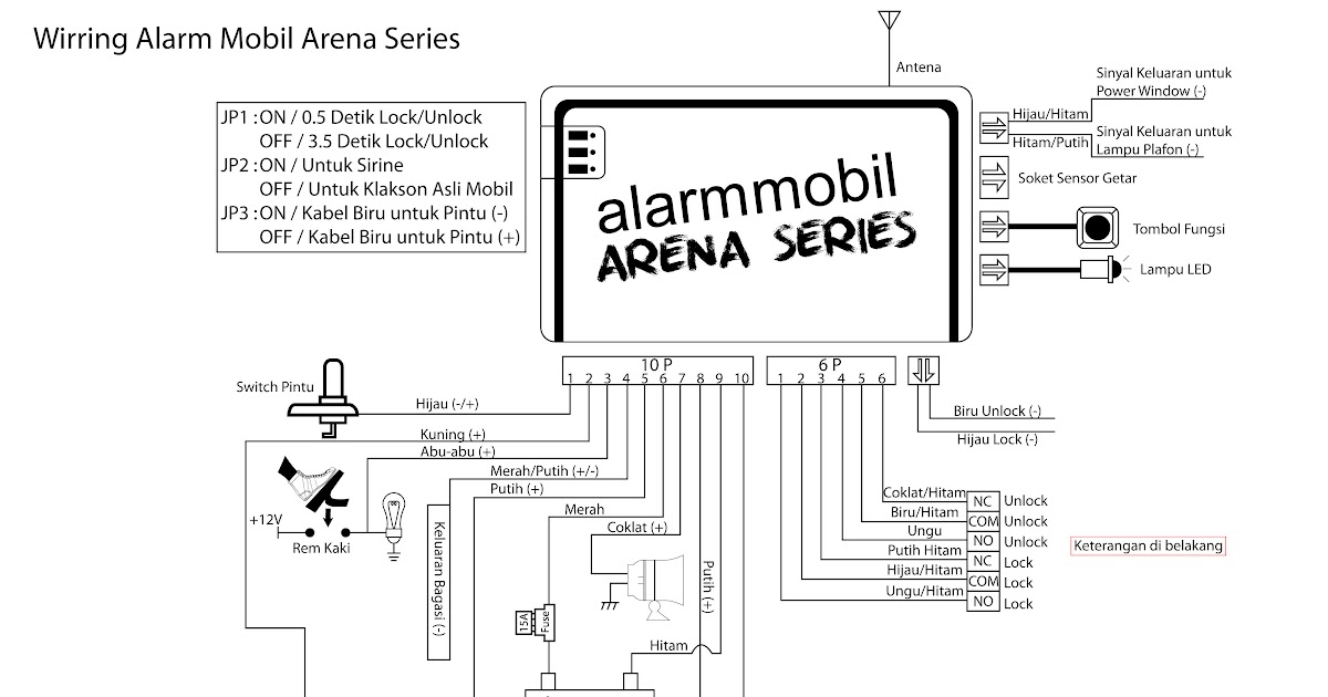 [Get 32+] Wiring Diagram Rangkaian Alarm Mobil