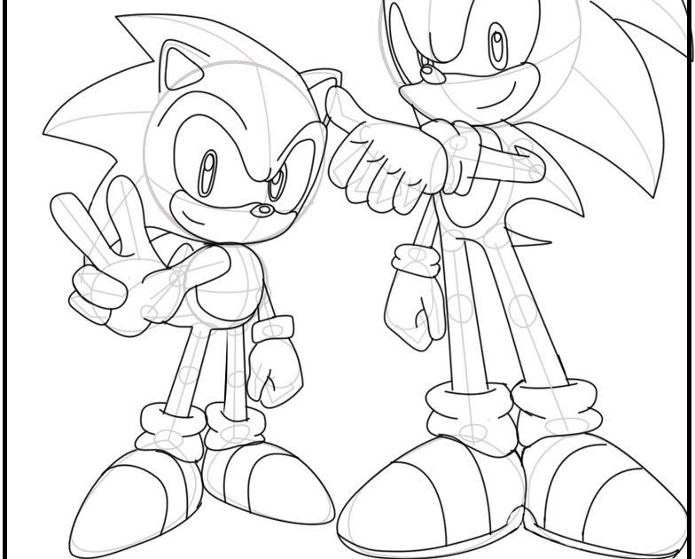 Sonic Generations Coloring - coloring pages