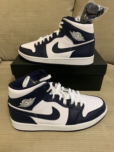 Nike Air Jordan 1 Mid Azules - Pikcek Şekiller