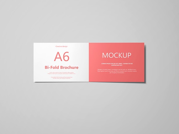 Download Free Download A6 Landscape Greeting Card Mockup PSD Mockups.