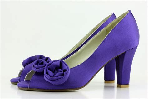 Purple Italian Silk & Small Flowers Wedding Dress from Purple Italian Silk & Small Flowers Wedding Dress from