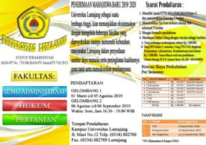 Jadwal Pendaftaran Universitas Widya Mandala Surabaya 2020 - Daftar Ini