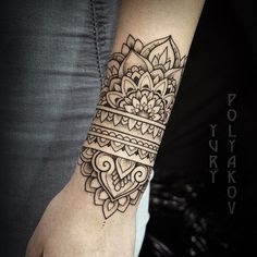 Arte Decorativo Bracciale Mandala Braccio