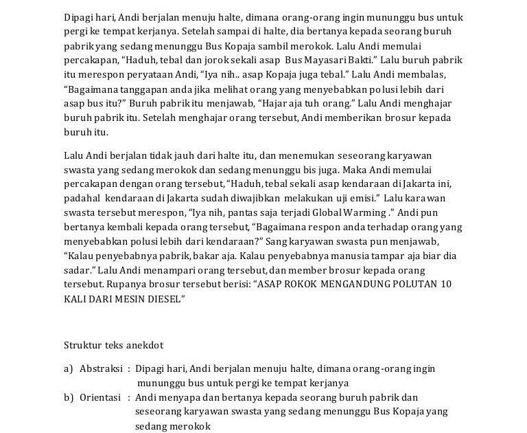 Contoh Teks Negosiasi Dalam Bentuk Narasi Dan Dialog Secara Singkat