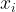 {x_i} {x_i}