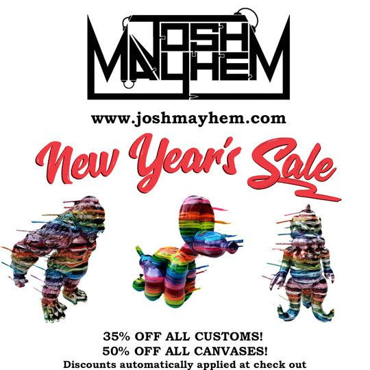 Josh Mayhem, SpankyStokes, Custom, Vinyl Toys, Sale, JoshMayhem.com New Year's Sale Josh Mayhem, SpankyStokes, Custom, Vinyl Toys, Sale, JoshMayhem.com New Year's Sale