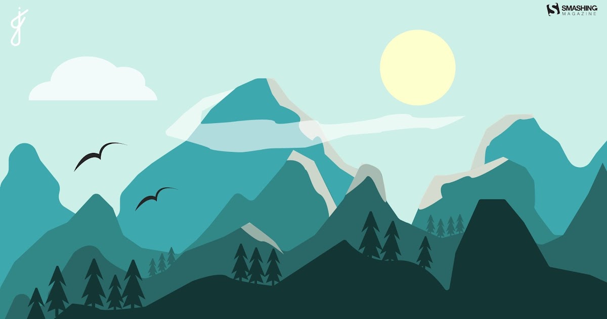 Animated Mountain Background - New Smartphone Wallpaper