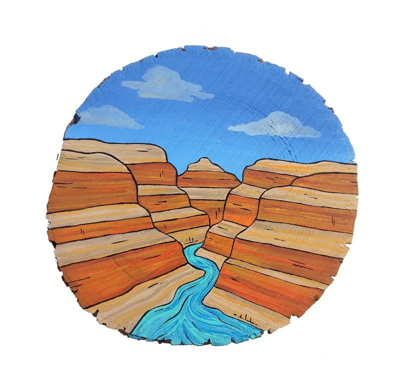How To Draw A Grand Canyon