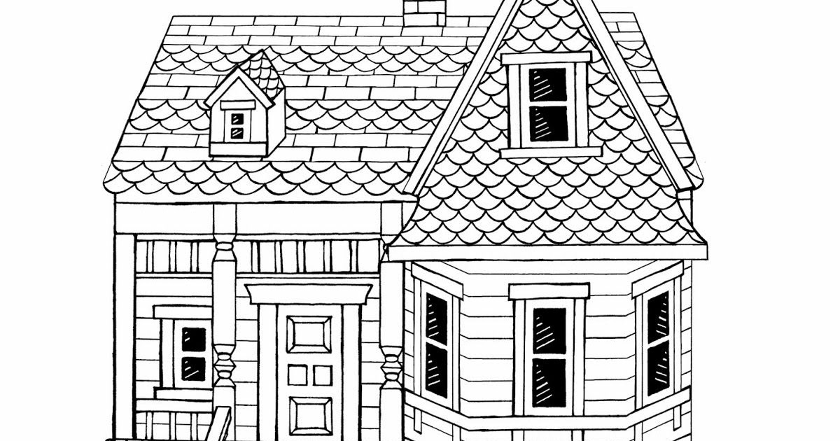 Disney Up House Coloring Pages - 5