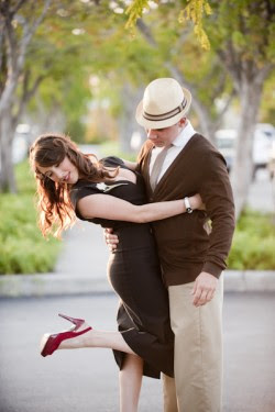 Old Hollywood Glamour Engagement Session-27