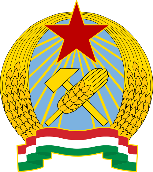 sarló-kalapácsos ( Rákosi ) címer