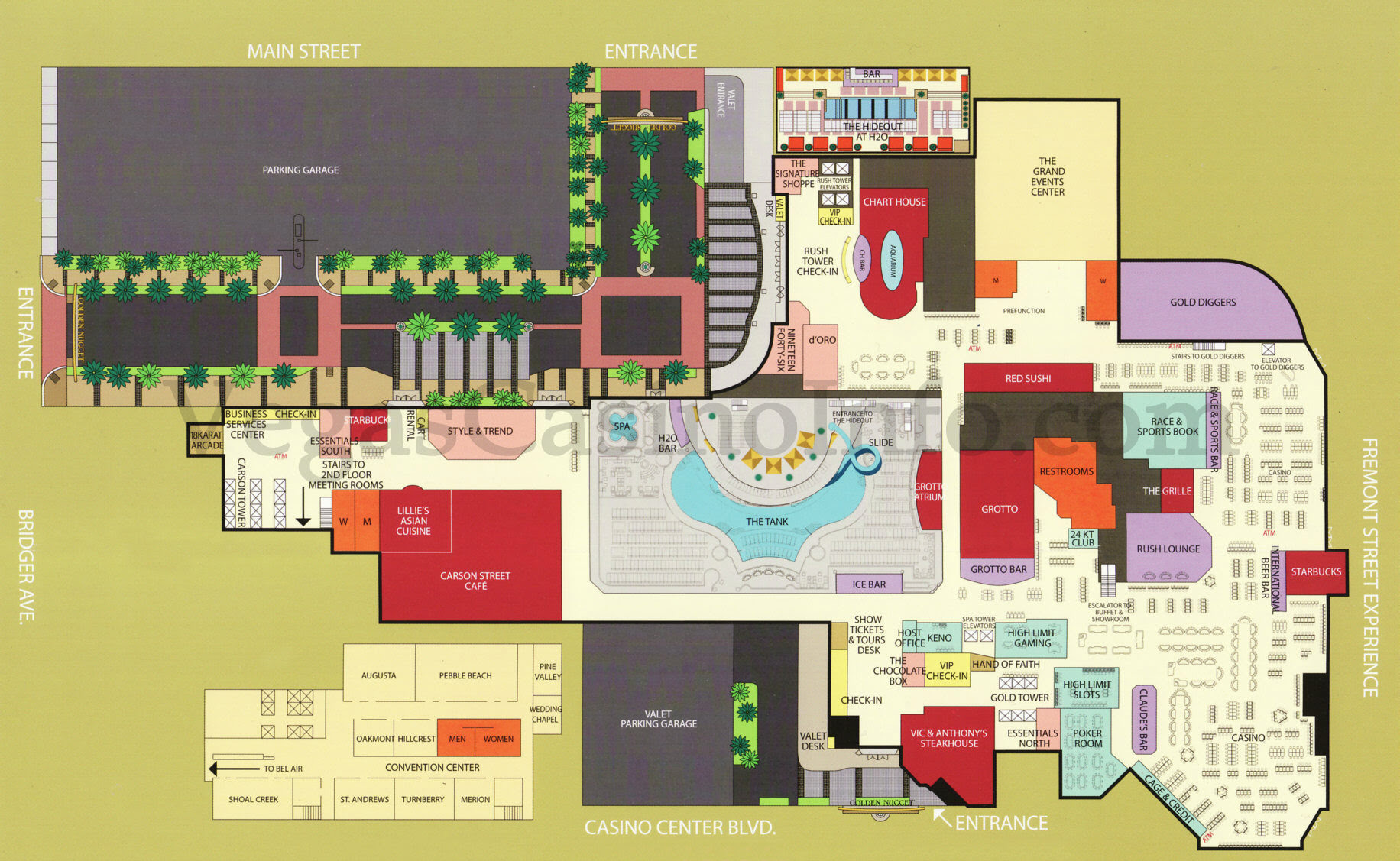Harrahs Resort Atlantic City Floor Map