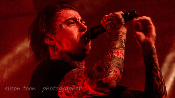 Ronnie Radke, vocals, Falling In Reverse