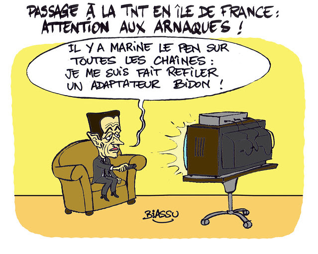 Marine Lepen sur la TNT