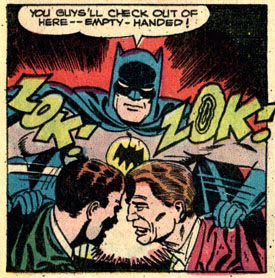 'And here's your GREEN STAMPS.' (POW!)