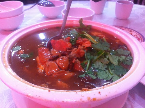 Stewed Chicken w/ Pine Mushrooms, Jiang Li, Kissena Blvd, Flushing, Queens, NYC