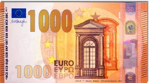 Euro schein ausdrucken 1000 zum PDF