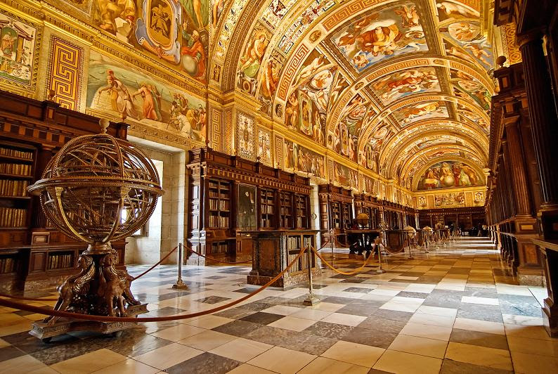 el-escorial-library-madrid-spain el-escorial-library-madrid-spain