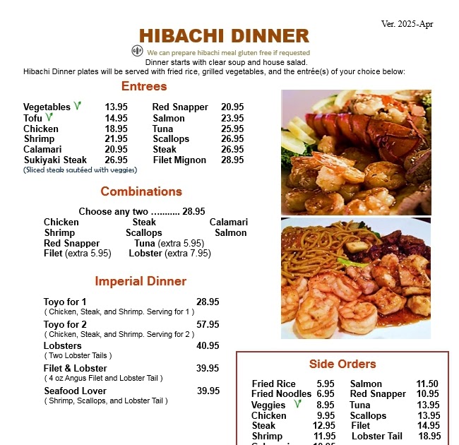 elinadesignstudio: Hibachi Japan Raleigh Menu