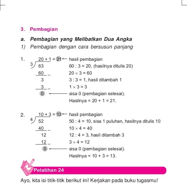 Soal Pembagian Puluhan Dan Satuan Kunci Ujian