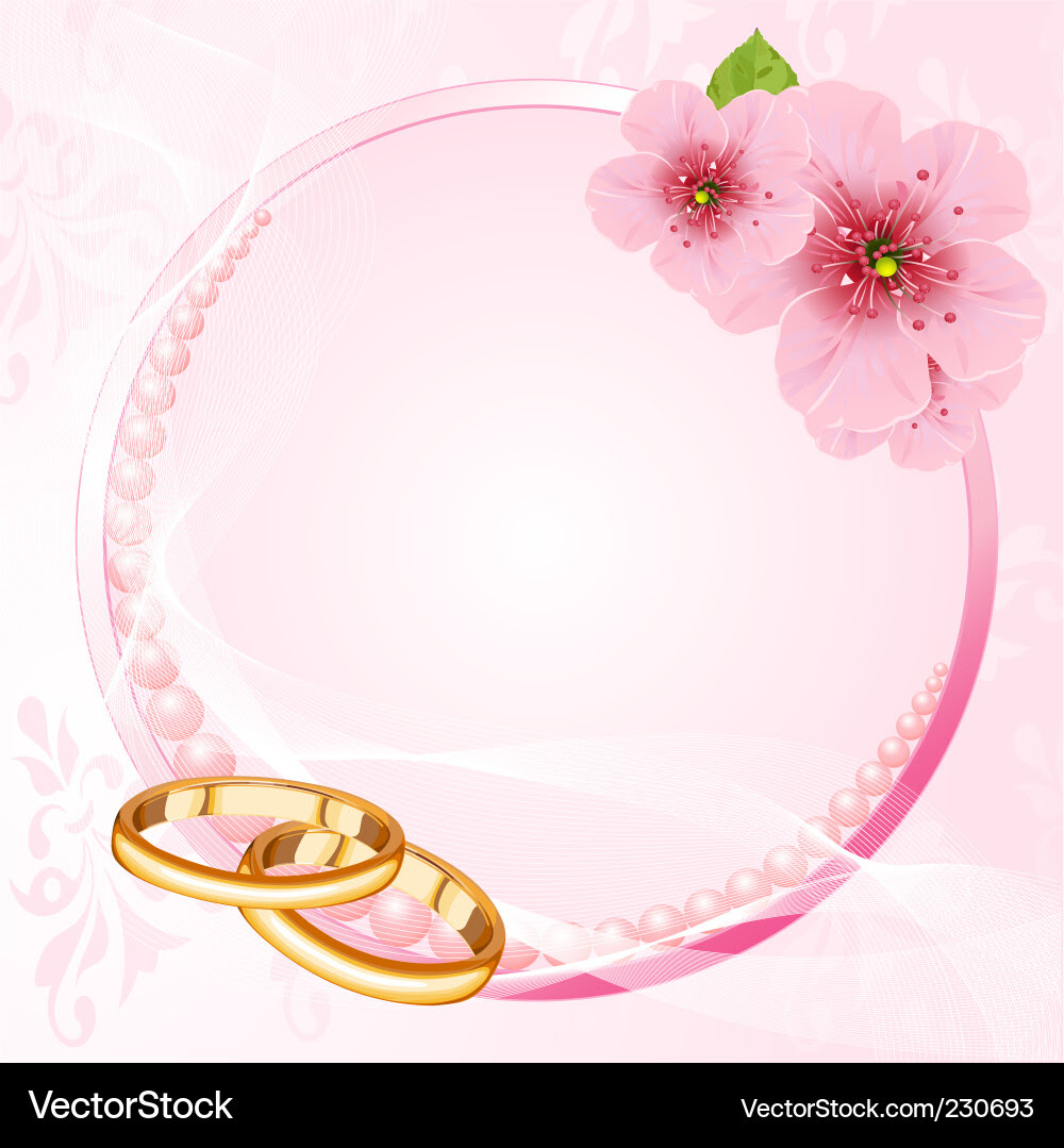 wedding ring cherry blossom