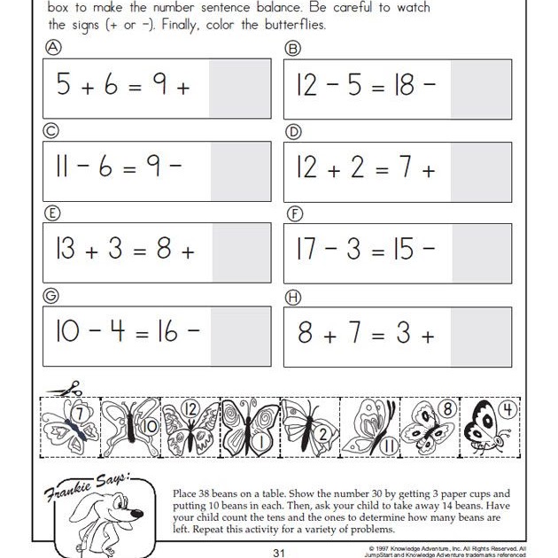 Maths Practice For 5 Year Olds - Brian Harrington's Addition Worksheets