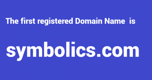 the frst domain name, what is the first domain, internet history, internet facts, the first website, world's first website, internet historical facts, billion internet facts
