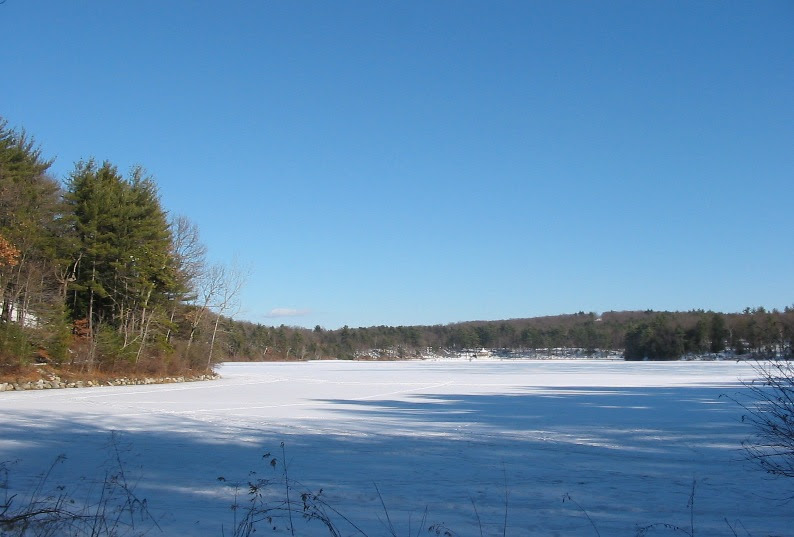 Walden Pond gives me the chills. Walden Pond via Wikipedia