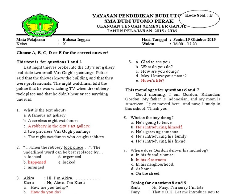 Contoh Soal Numerasi 2