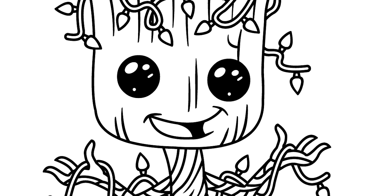 Baby Groot Coloring Page - Updated 101 Avengers Coloring Pages