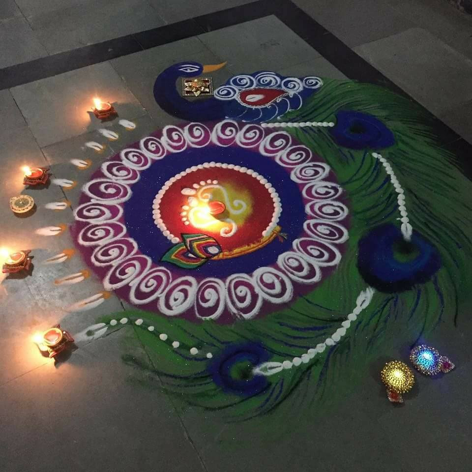 pictures of simple rangoli