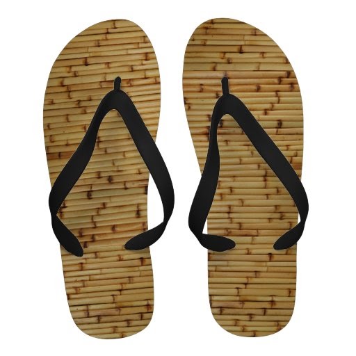 bamboo and velvet flip flops