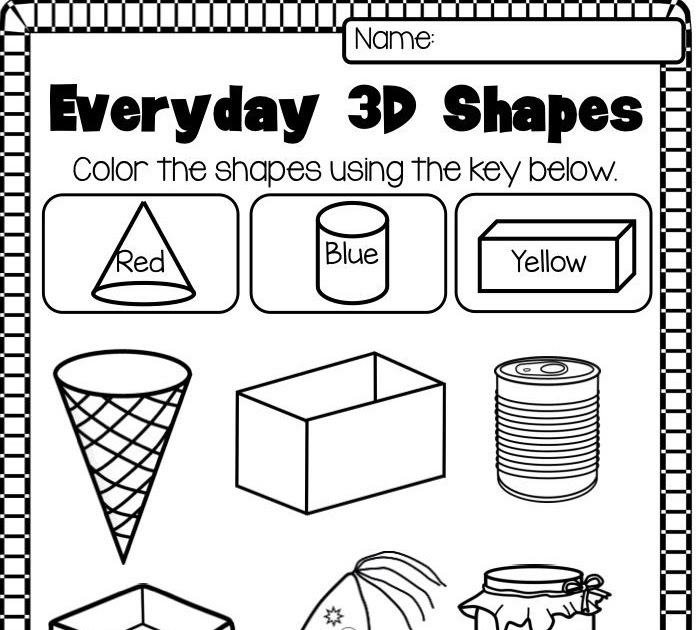 Worksheet For Shapes : Shapes Worksheets for Kids | Activity Shelter