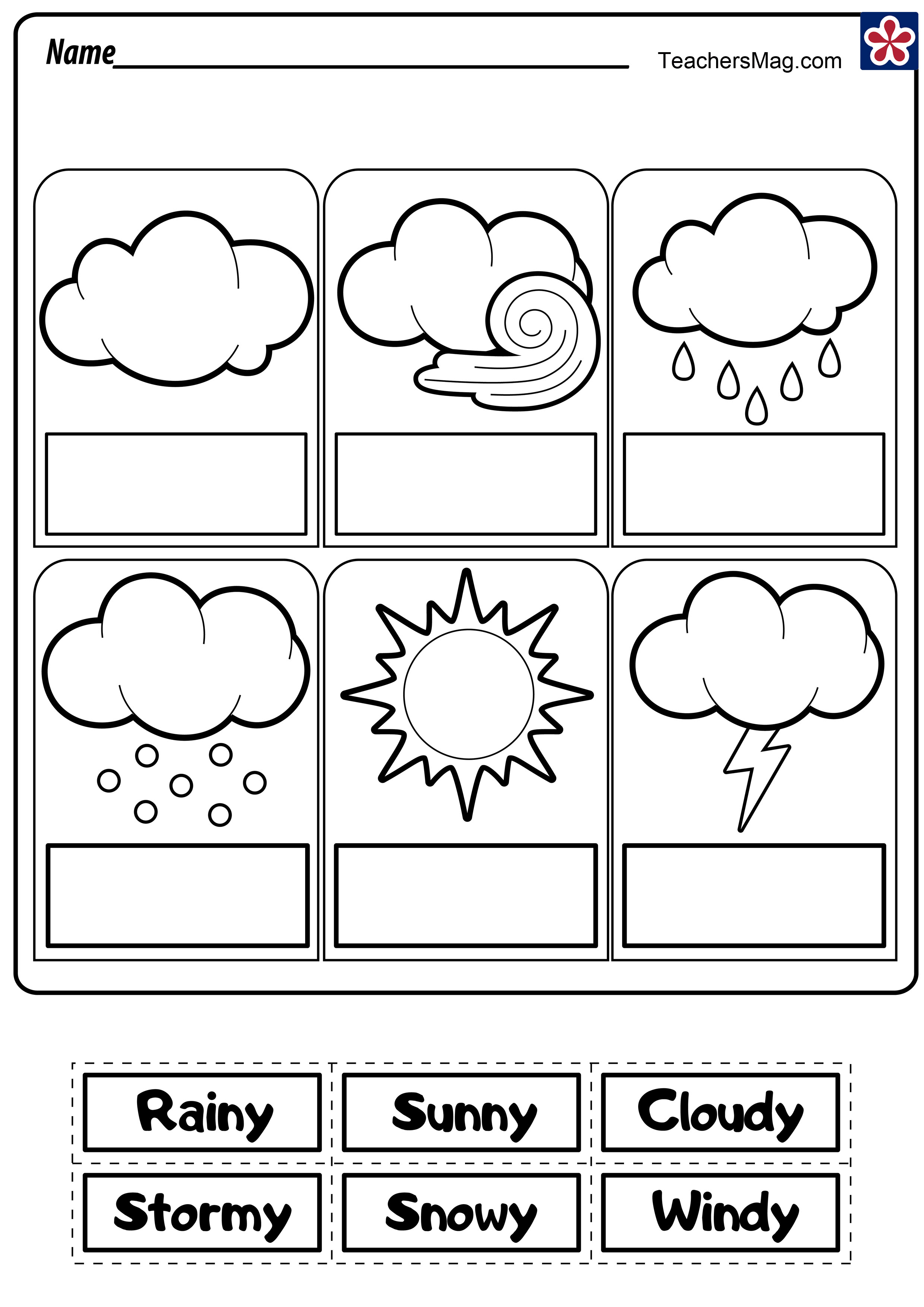 Free Weather Printables