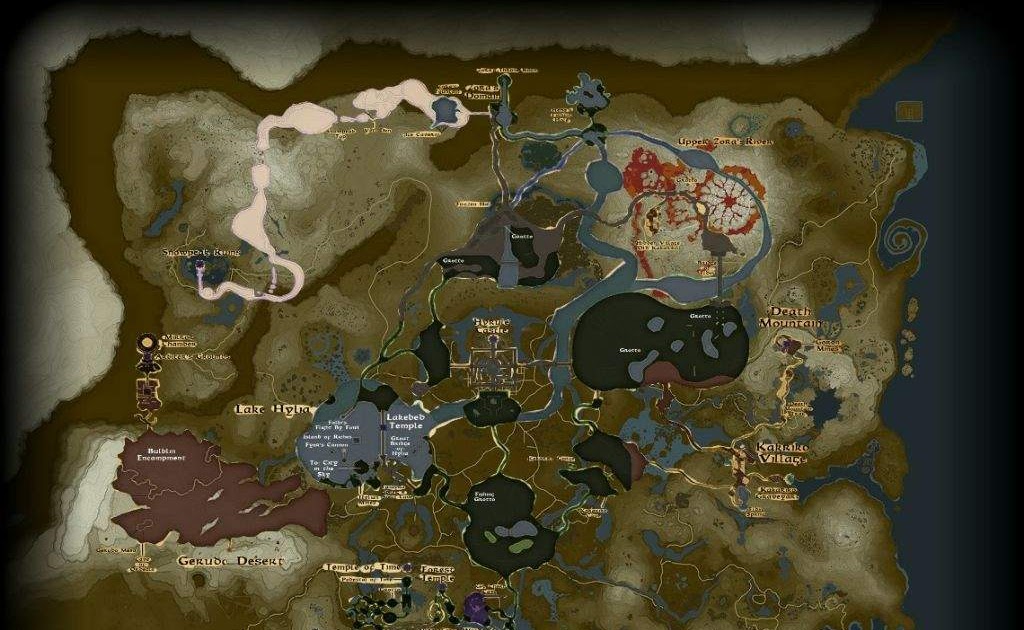 27 Map Of Hyrule Botw - Map Online Source